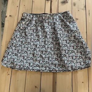 Abercrombie & Fitch Floral Satin Skirt Size M